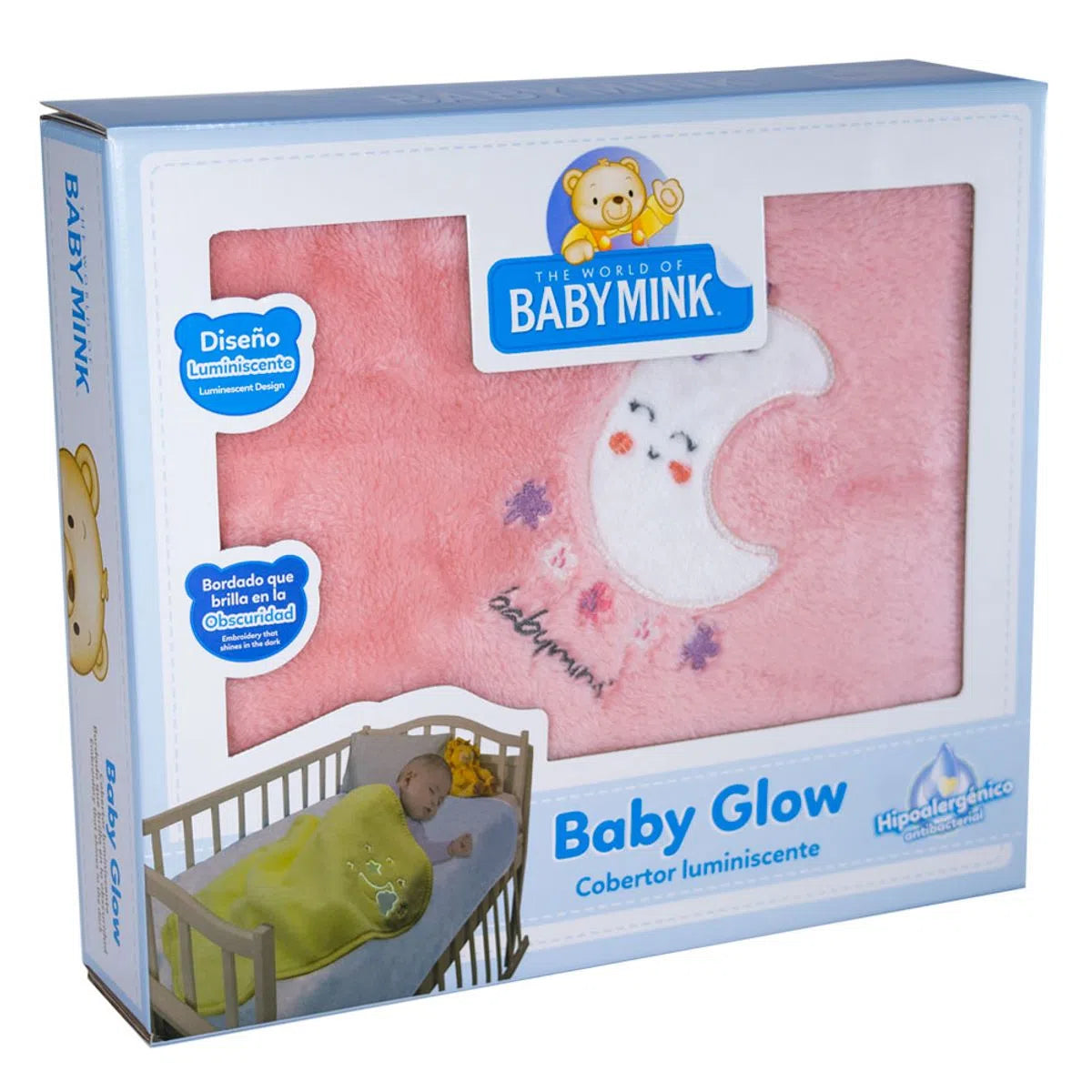 Cobertor baby glow baby mink