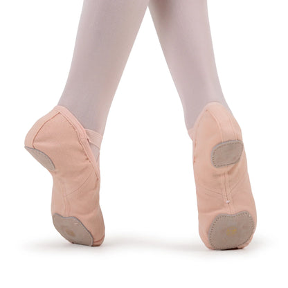 Zapatilla de ballet lona stretch rosa varias tallas