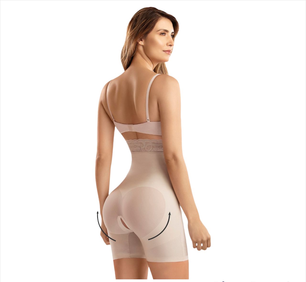 Faja colombiana short strapless Mod. 2050