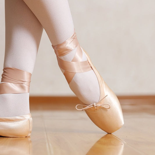 Zapatilla de ballet punta de satín