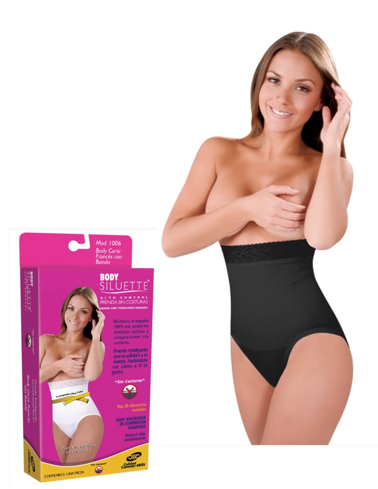 Faja bikini corte francés con banda Mod. 1006